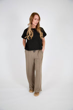 Load image into Gallery viewer, Drawstring Wide Leg Knit Pant