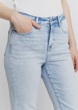Load image into Gallery viewer, Super High Raw Hem Ankle Straight by Mica Denim