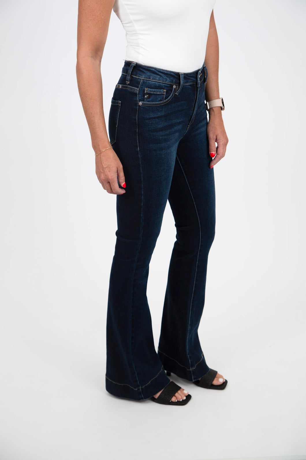 Kan Can High Rise Flare Jeans