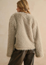 Load image into Gallery viewer, Faux Fur Cropped Jacket