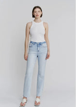 Load image into Gallery viewer, Super High Raw Hem Ankle Straight by Mica Denim