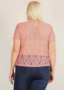 Curvy Lace Blouse