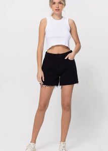 Sofie High Rise Mom Short by Hidden Jeans