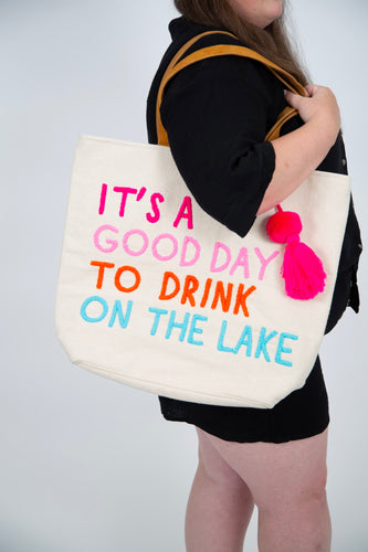 Drink on the Lake Tote
