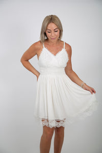 Crochet Bodice Dress