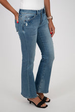 Load image into Gallery viewer, Mid Rise Flares by Mica Denim