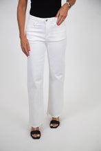 Load image into Gallery viewer, High Rise Wide Leg with Raw Hem by Mica Denim