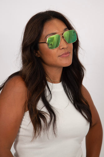 Encino Sunglasses by Dime | Gold