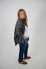 Load image into Gallery viewer, Curvy Button Down Plaid Shirt