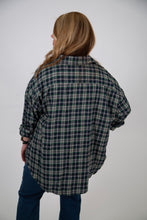 Load image into Gallery viewer, Curvy Button Down Plaid Shirt