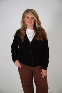Curvy Button Down Cardigan