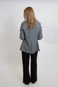 Plaid Blazer | Black