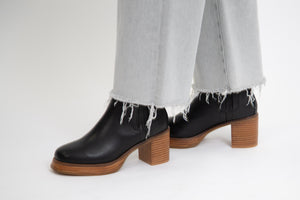 Chunky Platform Mid-Calf Boots