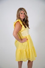 Load image into Gallery viewer, Curvy Embroidered Tiered Dress