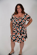 Load image into Gallery viewer, Curvy Floral Smocked Babydoll Dress