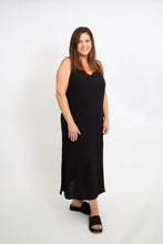 Load image into Gallery viewer, Curvy Cowl Neck Midi Slip Dress