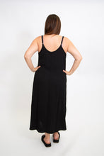 Load image into Gallery viewer, Curvy Cowl Neck Midi Slip Dress