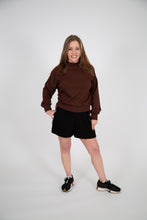 Load image into Gallery viewer, Leopard Stripe Knit Shorts