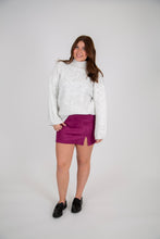 Load image into Gallery viewer, Faux Suede Mini Skirt