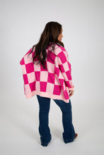 Load image into Gallery viewer, Checkered Cardigan