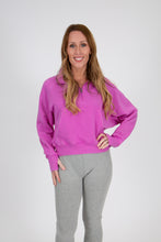 Load image into Gallery viewer, Quarter Zip Sweatshirt | Purple