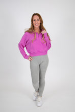 Load image into Gallery viewer, Quarter Zip Sweatshirt | Purple