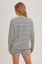 Load image into Gallery viewer, Stripe Knit Shorts Set