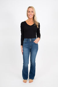 Petite Bootcut Jeans by Kan Can