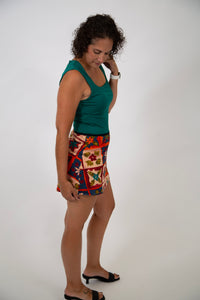 Printed Mini Skirt