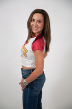 Load image into Gallery viewer, Iowa State Cyclones Cropped Tee