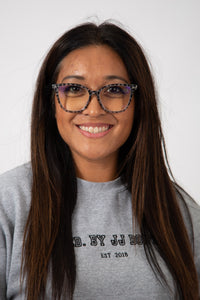 Leah Blue Light Readers by DIFF | Clear Leopard