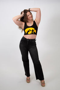 Iowa Logo Crop Tank