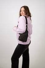Load image into Gallery viewer, Regina Studded Sling Backpack | Black