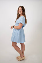 Load image into Gallery viewer, Babydoll Puff Sleeve Dress