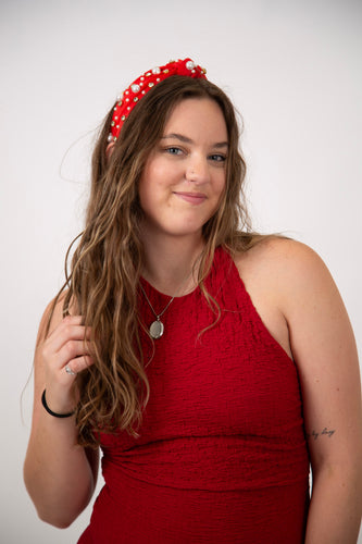 Knot Top Bedazzled Head Band