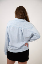 Load image into Gallery viewer, Quarter Button-up Pullover | Blue