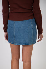 Load image into Gallery viewer, Low Waist Denim Skirt