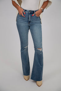 High Rise Happi Flare by Hidden Jeans