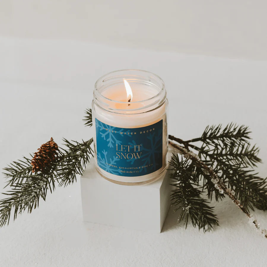 Let It Snow Soy Candle