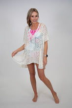 Load image into Gallery viewer, Boardwalk Swim Cover Up | White