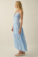Load image into Gallery viewer, Plunging Tiered Maxi Dress