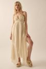 Load image into Gallery viewer, Raw Edge Maxi Dress