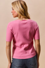 Load image into Gallery viewer, Scallop Ribbed Knit Top