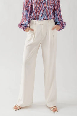 Wide Leg Pleated Pant