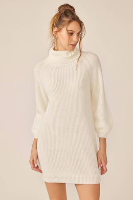 Turtleneck Knit Dress