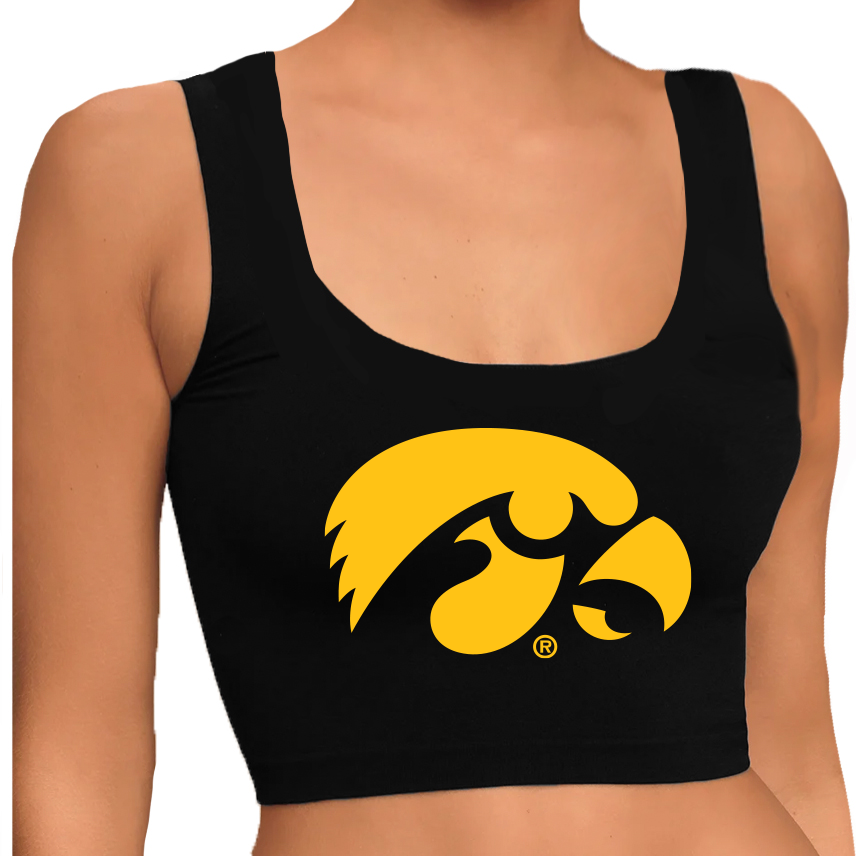 Iowa Logo Crop Tank