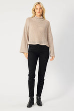Load image into Gallery viewer, Two Tone Turtleneck Sweater | Oatmeal