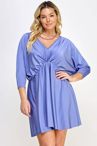 Curvy Dolman Fit and Flare Dress