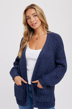 Load image into Gallery viewer, Pointelle Open Front Cardigan