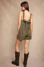 Load image into Gallery viewer, Back Bow Animal Print Romper